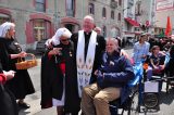 2011 Lourdes Pilgrimage - Archbishop Dolan with Malades (115/267)